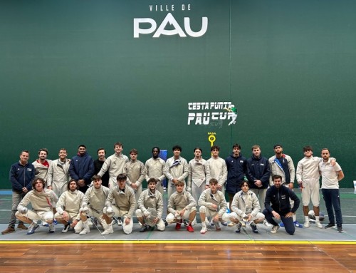 L’Equipe de France de sabre en stage à Pau