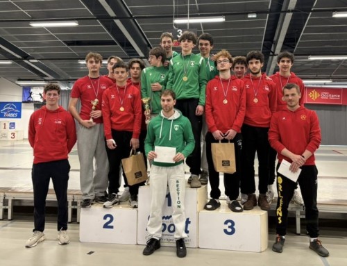 1/2 Finale des Championnats de France : Les cadets de la Section sur la plus haute marche du podium